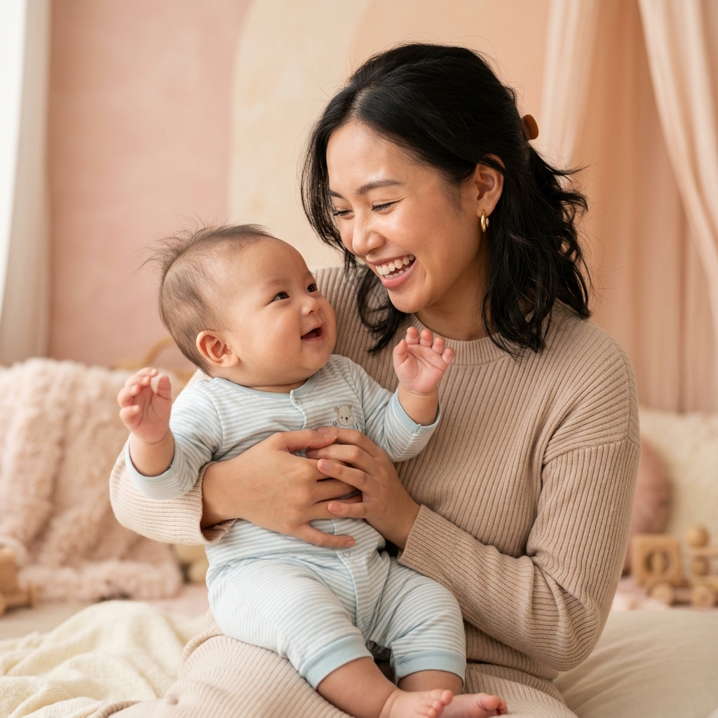 Hình ảnh em bé đáng yêu tạo bởi công nghệ AI